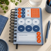 AGENDA 10X15 DIA POR PAGINA MINIMAL
