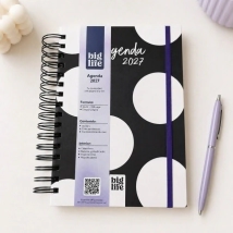 AGENDA 16X22 DIA POR PAGINA LUNARES