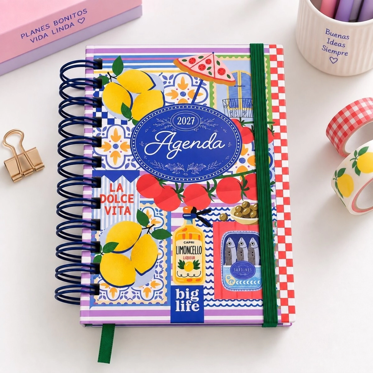 AGENDA 10X15 DIA POR PAGINA DOLCE VITA