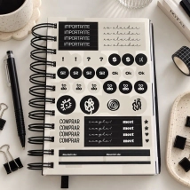 AGENDA 10X15 DIA POR PAGINA MONOCROMO BLOCK
