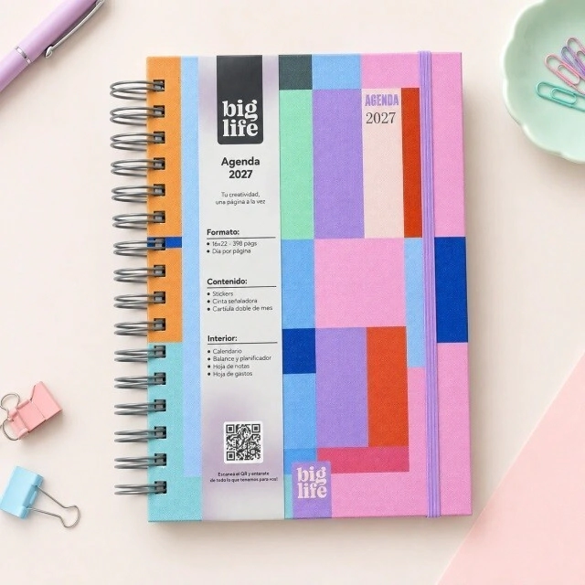 AGENDA 16X22 DIA POR PAGINA KINETIC