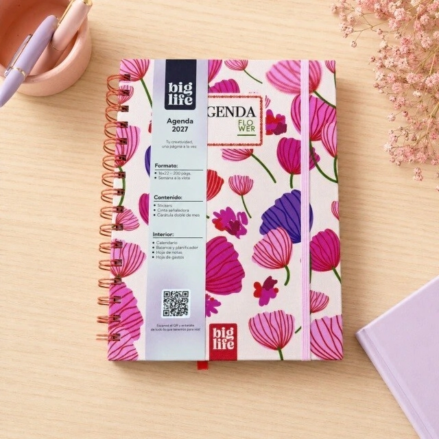 AGENDA 16X22 SEMANA A LA VISTA FLOWER