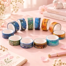 Cinta papel adhesiva decorativa x 60 rollos - Van Gogh