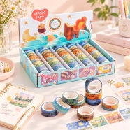 Cinta papel adhesiva decorativa x 60 rollos - Van Gogh