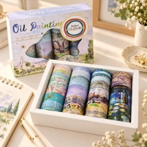 Set cintas adhesivas decorativas de papel en caja x 24 rollos - Van Gogh