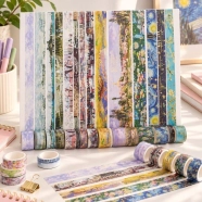 Set cintas adhesivas decorativas de papel en caja x 24 rollos - Van Gogh