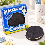 Goma Cookie Gigante Black & White
