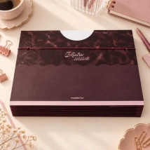 Carpeta fuelle A4 de escritorio 13 div. Malbec