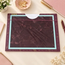 Carpeta fuelle A4 de escritorio 13 div. Malbec