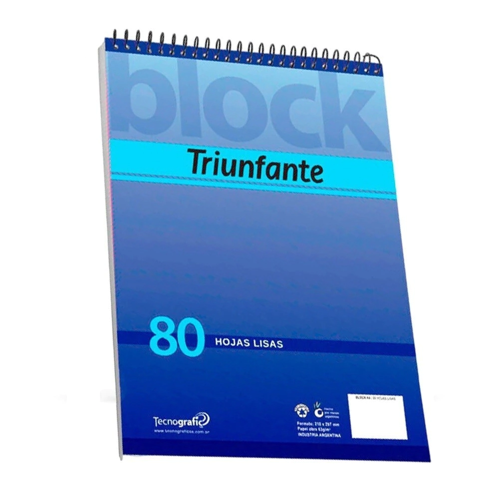 BLOCKS ESPIRALADOS TRIUNF A5 80H LIS