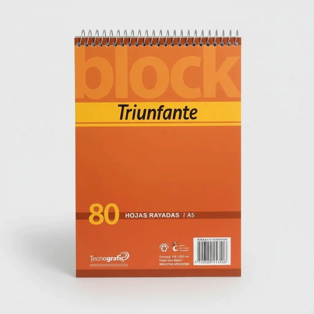 BLOCKS ESPIRALADOS TRIUNF A5 80H RAY
