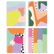 CUADERNO A5 TAPA SEMI RIGIDA RAYADO MINIMAL