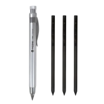 L&Aacute;PIZ MECANICO 5.6MM CUERPO METALICO C/SACAPUNTAS ESTUCHE