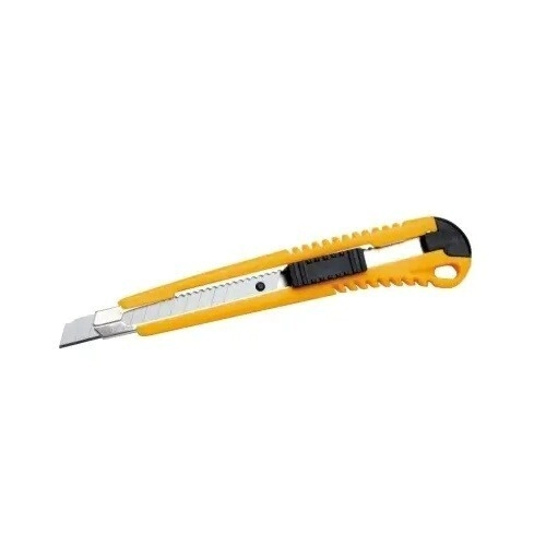 TRINCHETA CHICA 9 mm PLASTIC GUIA MET Cj x 24 uni