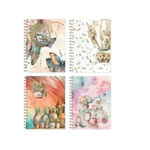 Cuaderno Tapa Dura (4 materias) A4 Cuadriculado    100H