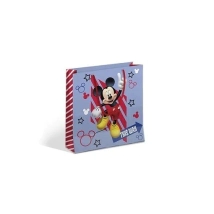 Bolsa Artesanal de Cart.Plast.Mickey Way 22x08x22